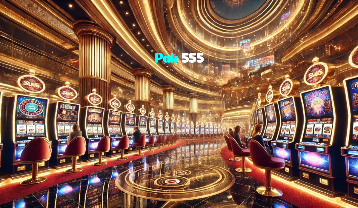Pak 555 casino presented on mobile device in Pakistan with slots and live games